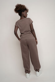 CAPPUCCINO SWEATPANTS - TYBET