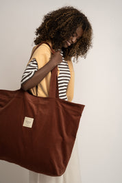 CREAM SHOPPER BAG - ADALAR