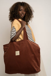 CREAM SHOPPER BAG - ADALAR