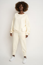 CREWNECK ECRU SWEATSHIRT - COMINO