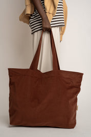 CREAM SHOPPER BAG - ADALAR