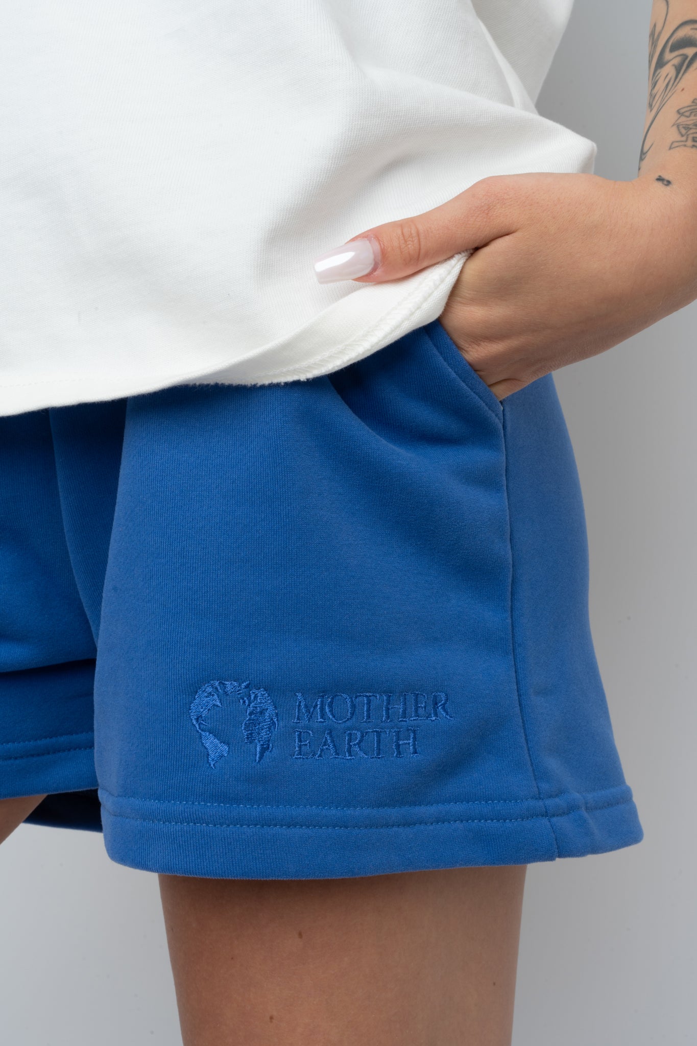 CORNBLUE TRACKSUIT SHORTS - LA GOMERA