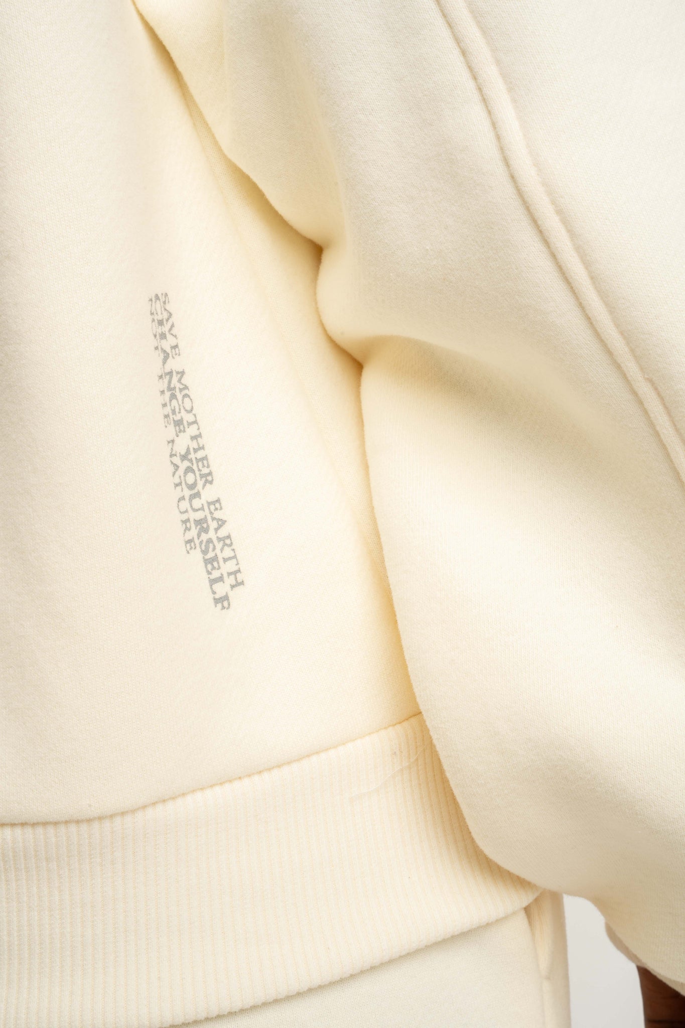 CREWNECK ECRU SWEATSHIRT - COMINO