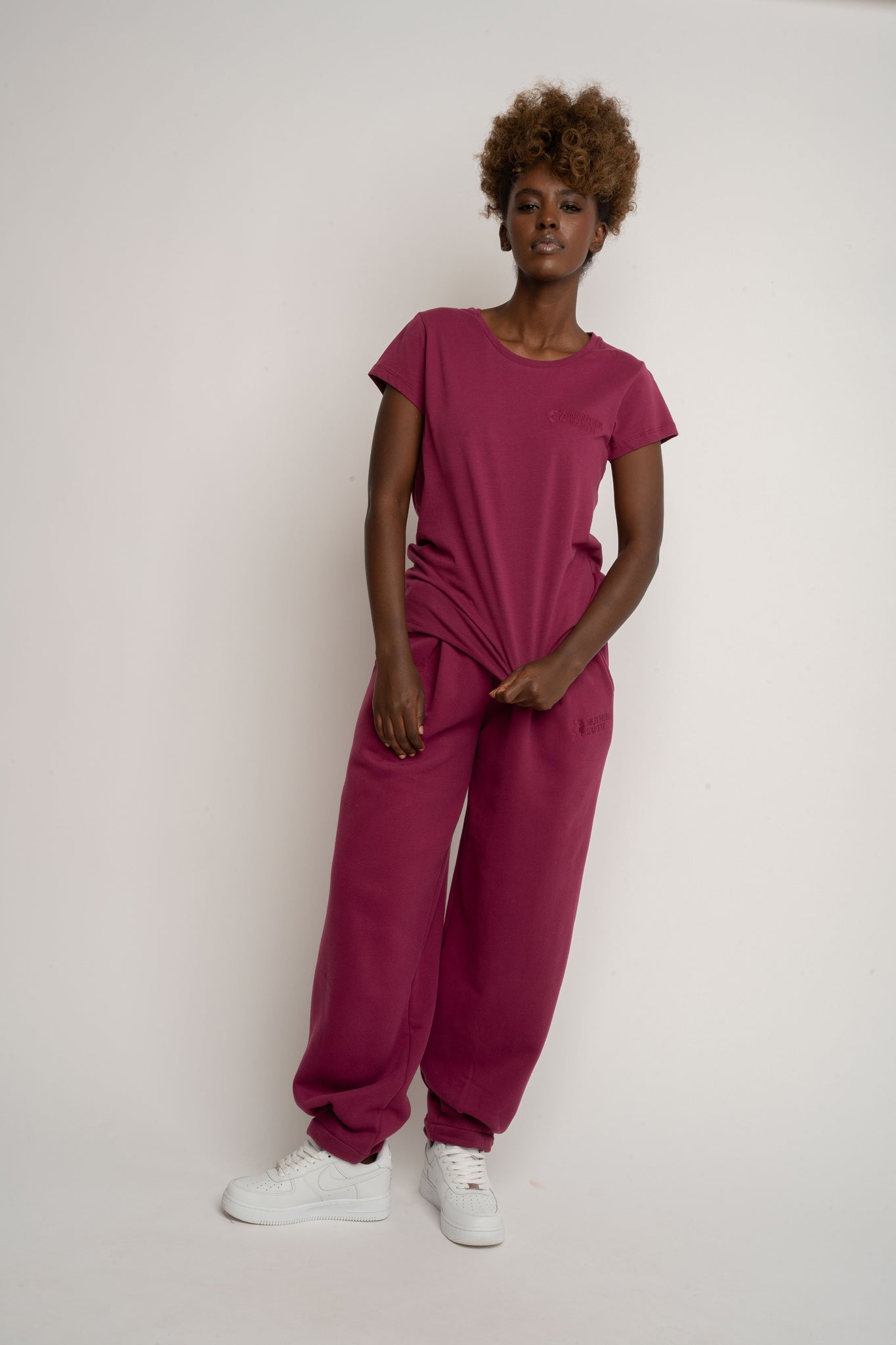 BURGUNDY SWEATPANTS - TIBET
