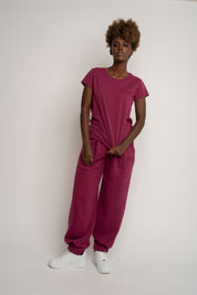 BURGUNDY SWEATPANTS - TIBET