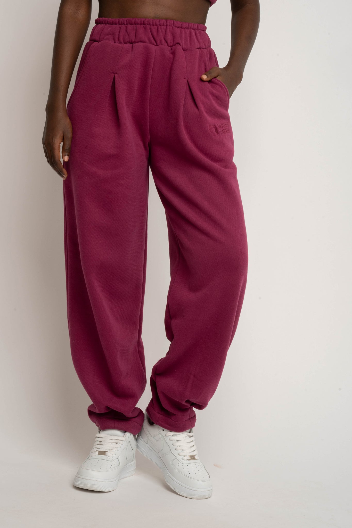 BURGUNDY SWEATPANTS - TIBET