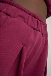BURGUNDY SWEATPANTS - TIBET