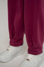 BURGUNDY SWEATPANTS - TIBET