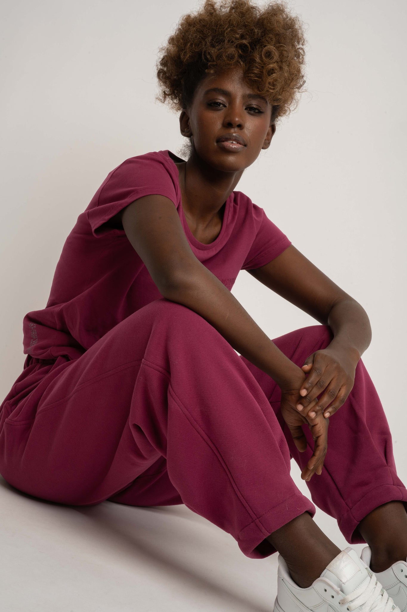 BURGUNDY SWEATPANTS - TIBET