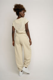 LIGHT BEIGE SWEATPANTS - TYBET