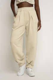 LIGHT BEIGE SWEATPANTS - TYBET