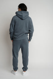 MĘSKA BLUZA Z KAPTUREM 2nd DROP GRAFITOWA - ASTON