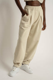 LIGHT BEIGE SWEATPANTS - TYBET