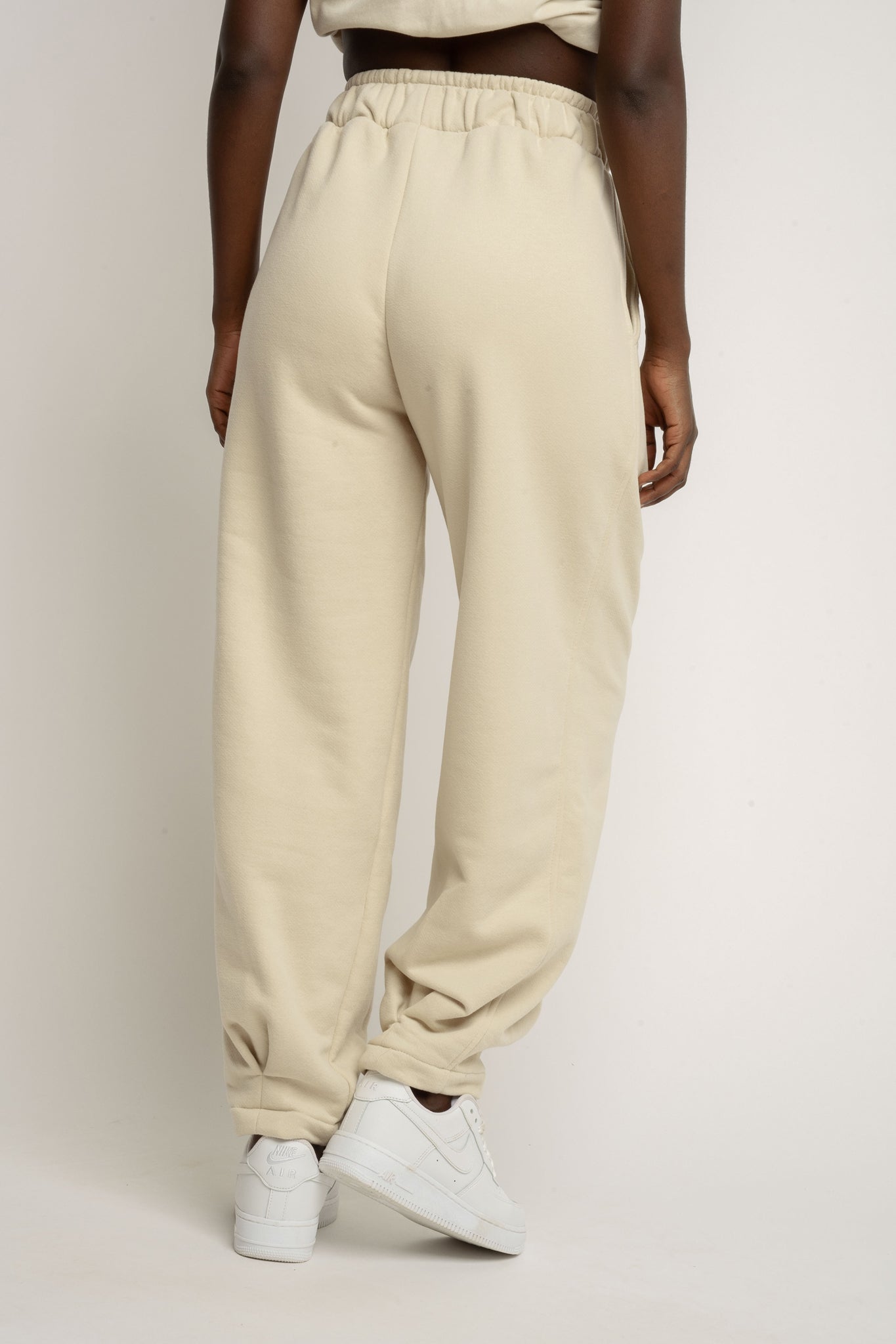 LIGHT BEIGE SWEATPANTS - TYBET