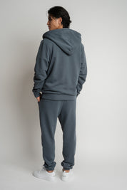 MĘSKA BLUZA Z KAPTUREM 2nd DROP GRAFITOWA- NASSAU