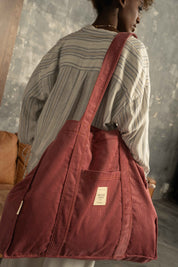 TORBA TYPU SHOPPER  BAG RÓŻOWA - MIAMI