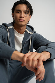 MĘSKA BLUZA Z KAPTUREM 2nd DROP GRAFITOWA- NASSAU