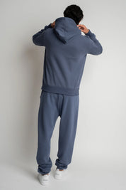 MĘSKA BLUZA Z KAPTUREM 2nd DROP GRANATOWA - ASTON