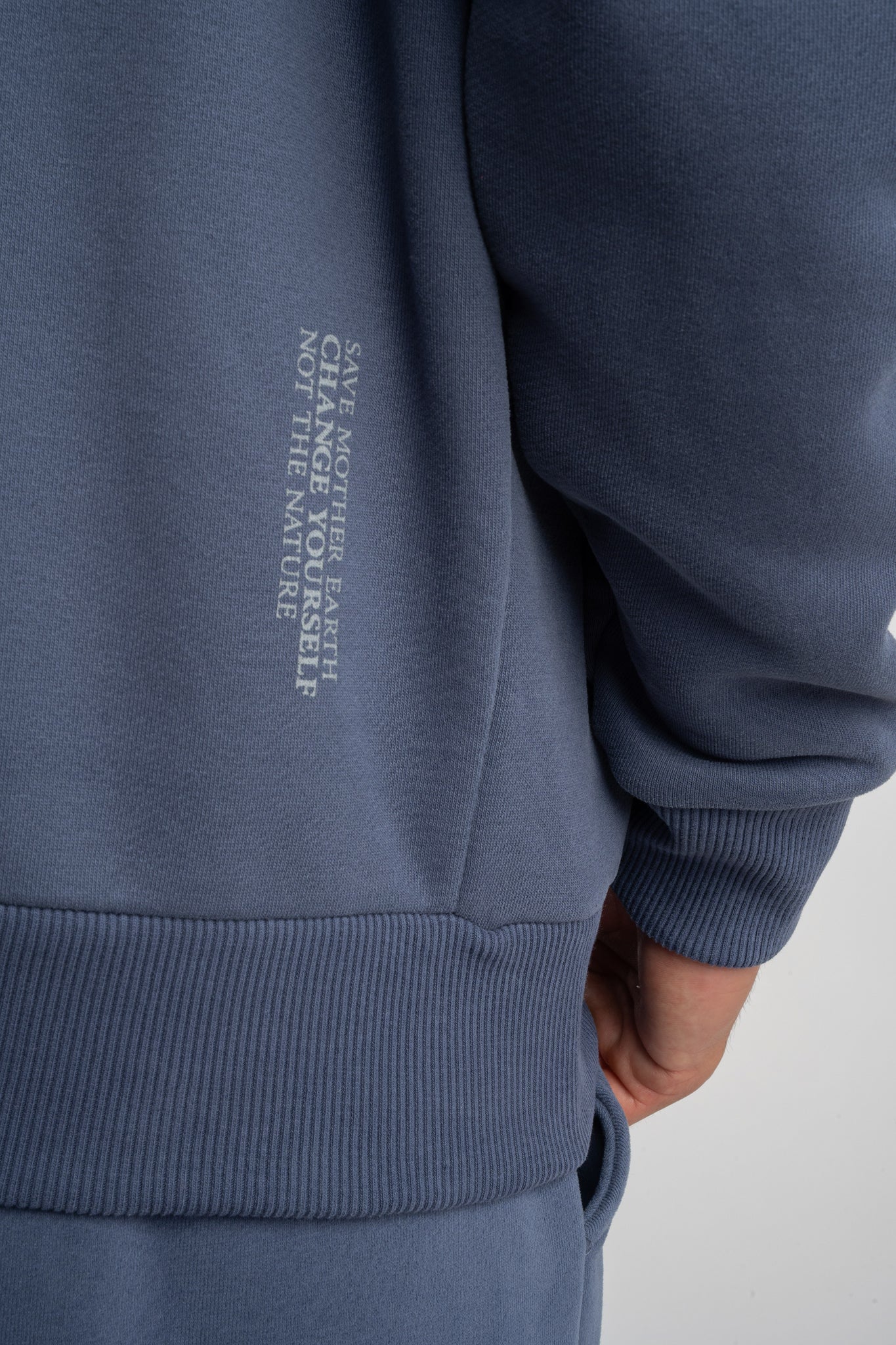 MĘSKA BLUZA Z KAPTUREM 2nd DROP GRANATOWA - ASTON