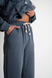 SPODNIE DRESOWE REGULAR FIT 2nd DROP GRAFITOWE- MILOS