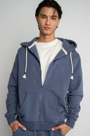 MĘSKA BLUZA Z KAPTUREM 2nd DROP GRANATOWA - NASSAU