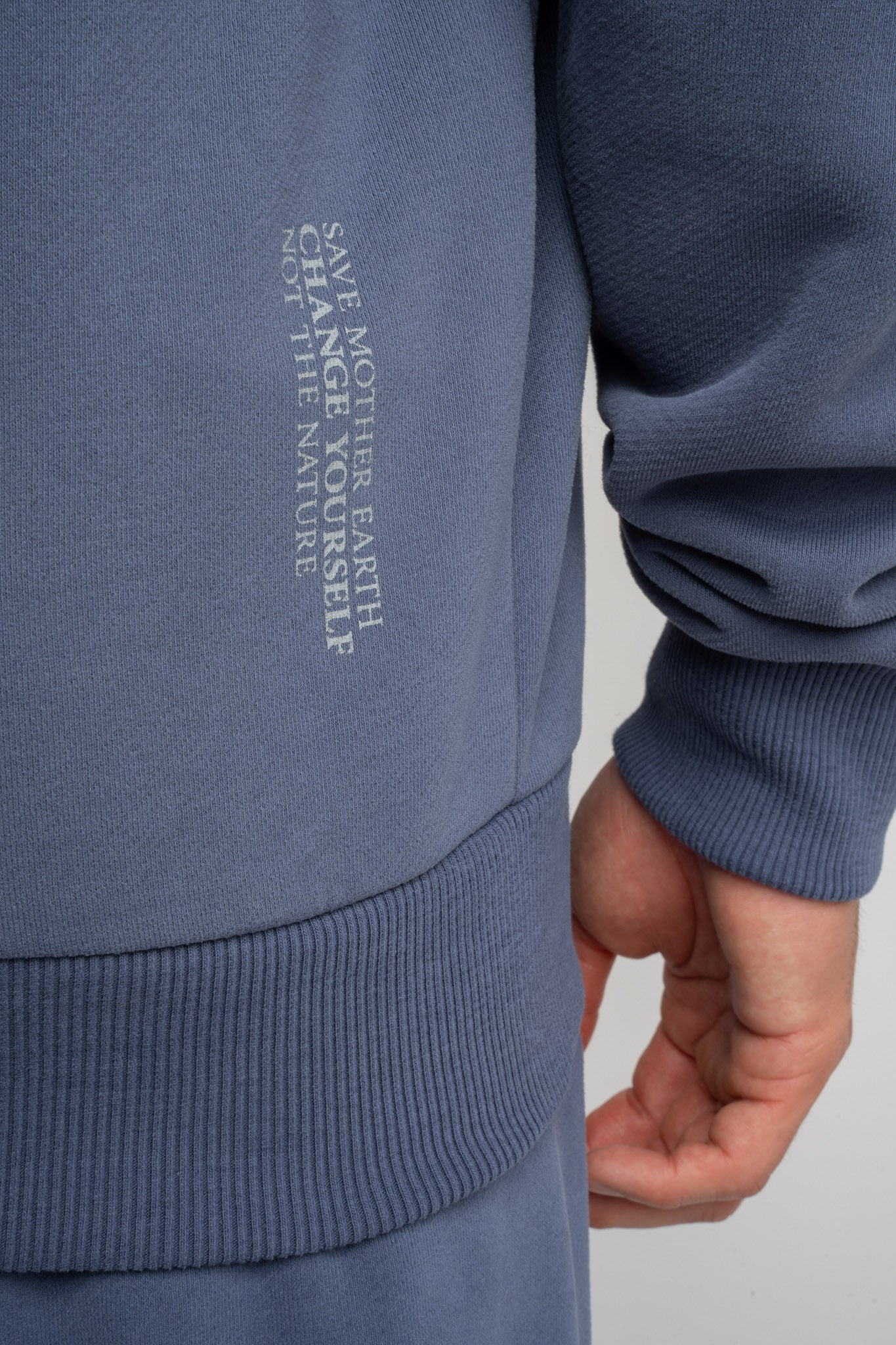 MĘSKA BLUZA Z KAPTUREM 2nd DROP GRANATOWA - NASSAU