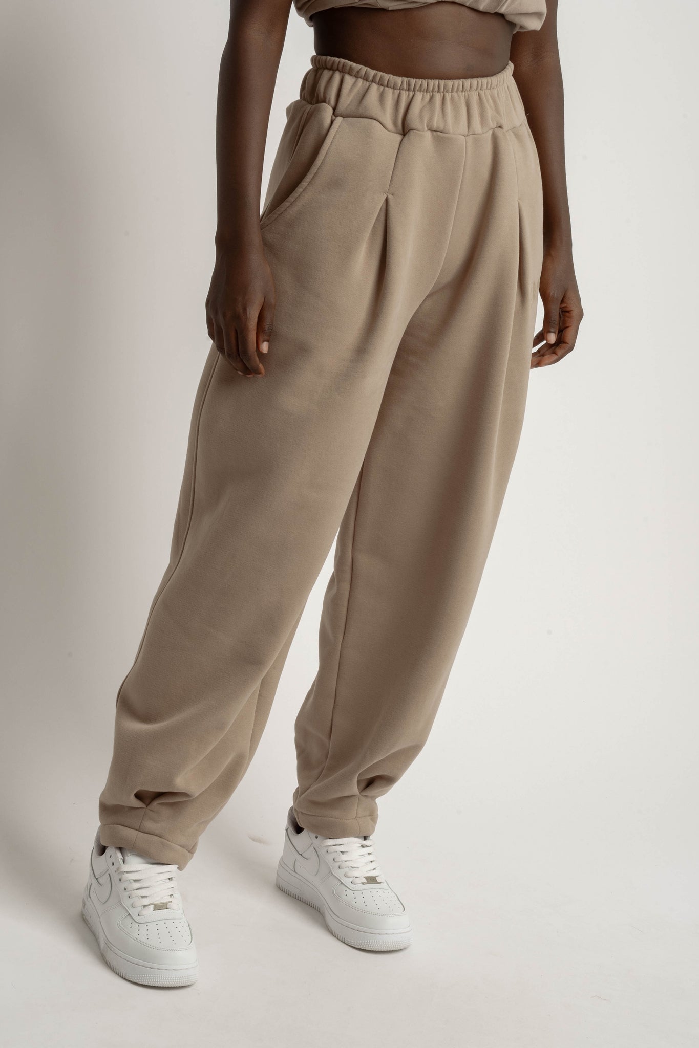 LIGHT BROWN SWEATPANTS - TIBET