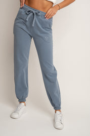 WASHED EFFECT SWEATPANTS BLUE - LAHTI