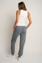 ANTHRACITE WASHED SWEATPANTS - LAHTI