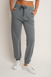 ANTHRACITE WASHED SWEATPANTS - LAHTI
