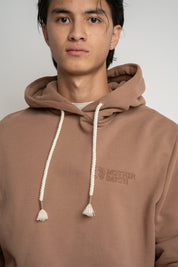 MĘSKA BLUZA Z KAPTUREM 2nd DROP BRĄZOWA- ASTON