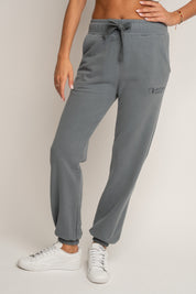 ANTHRACITE WASHED SWEATPANTS - LAHTI
