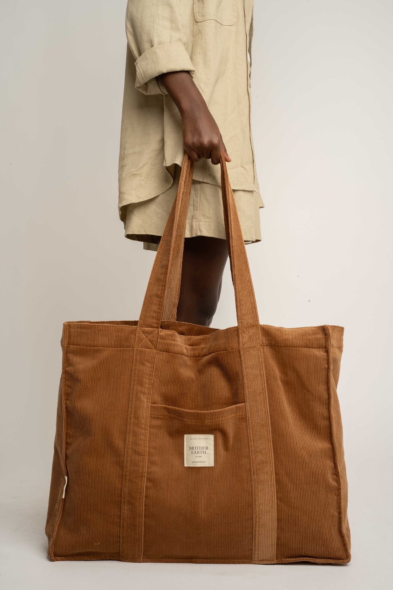 BROWN SHOPPER BAG - MIAMI