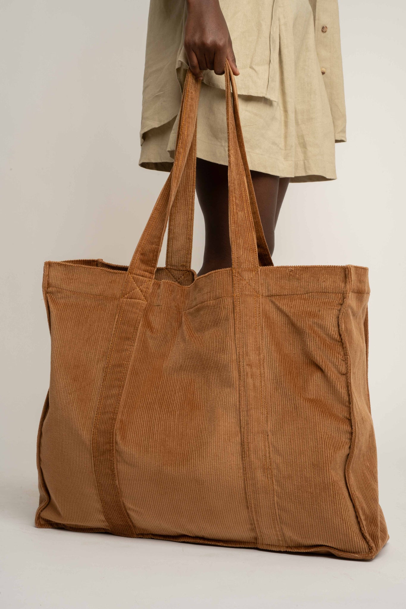 BROWN SHOPPER BAG - MIAMI