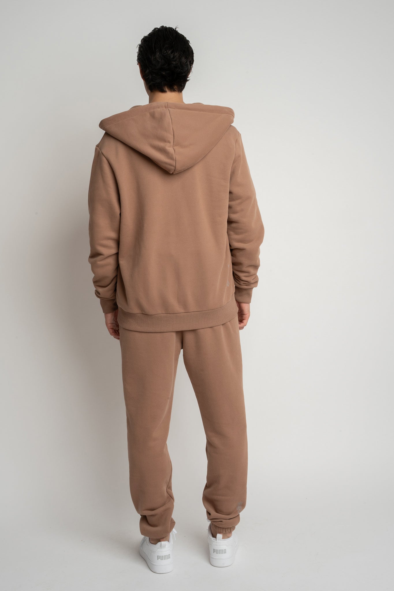 MĘSKA BLUZA Z KAPTUREM 2nd DROP BRĄZOWA - NASSAU