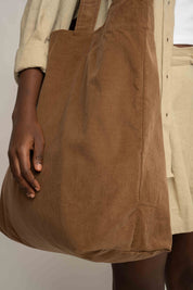 LIGHT BROWN SHOPPER BAG - ADALAR