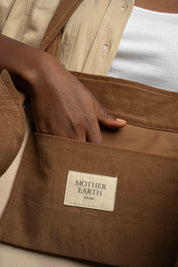 LIGHT BROWN SHOPPER BAG - ADALAR