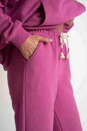 SPODNIE DRESOWE REGULAR FIT 2nd DROP RÓŻOWE - MILOS