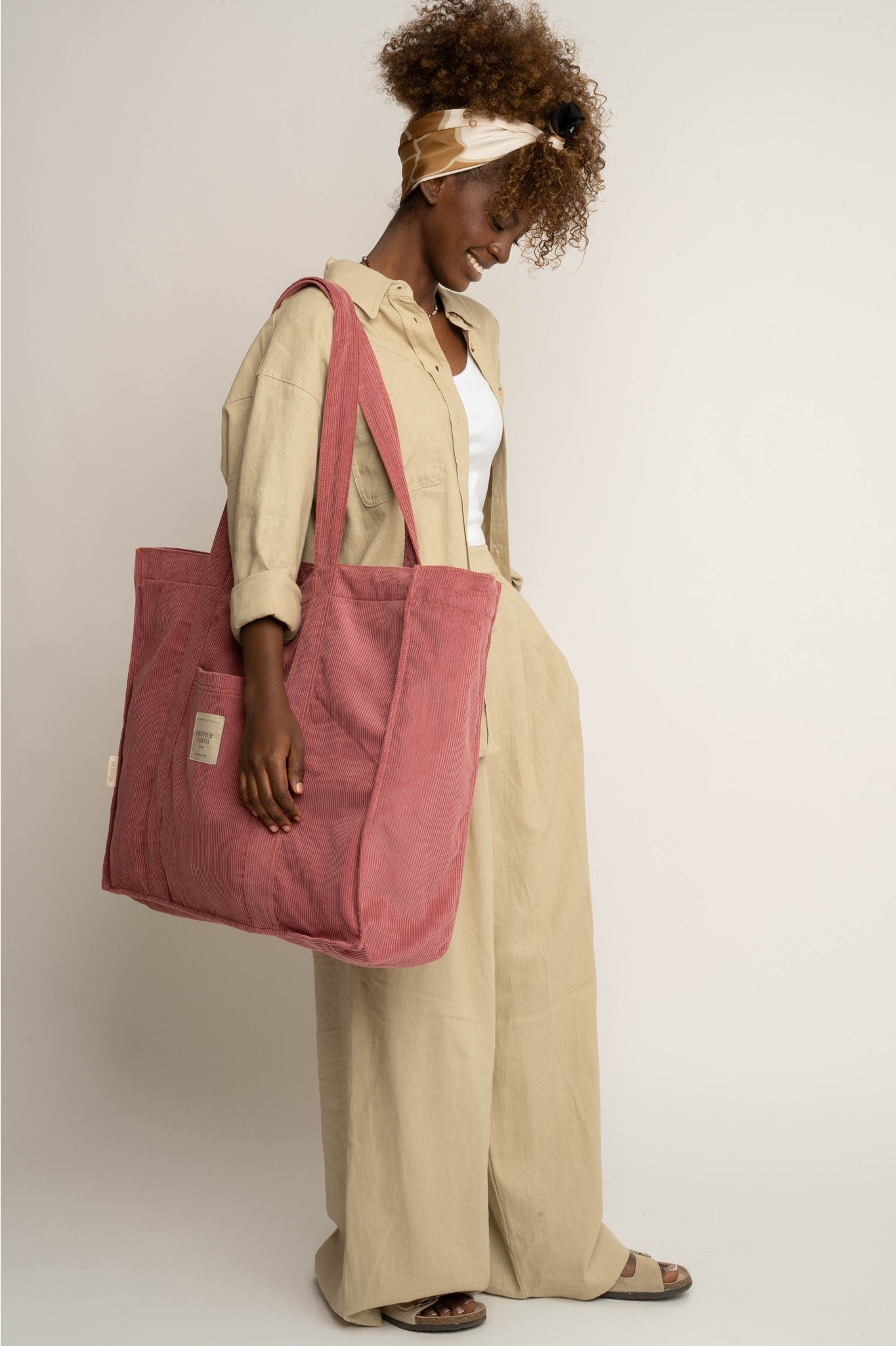 TORBA TYPU SHOPPER  BAG RÓŻOWA - MIAMI