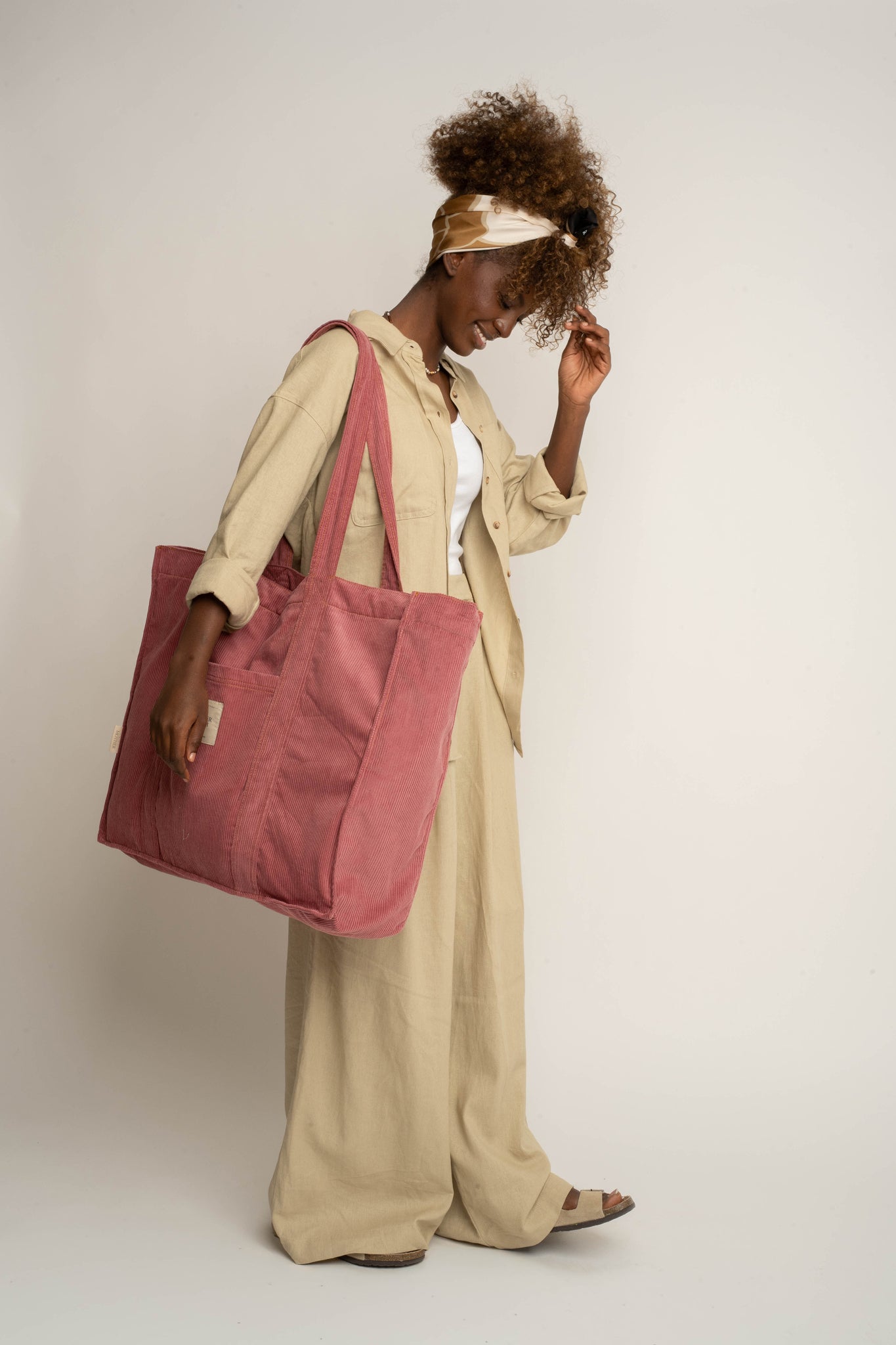 TORBA TYPU SHOPPER  BAG RÓŻOWA - MIAMI
