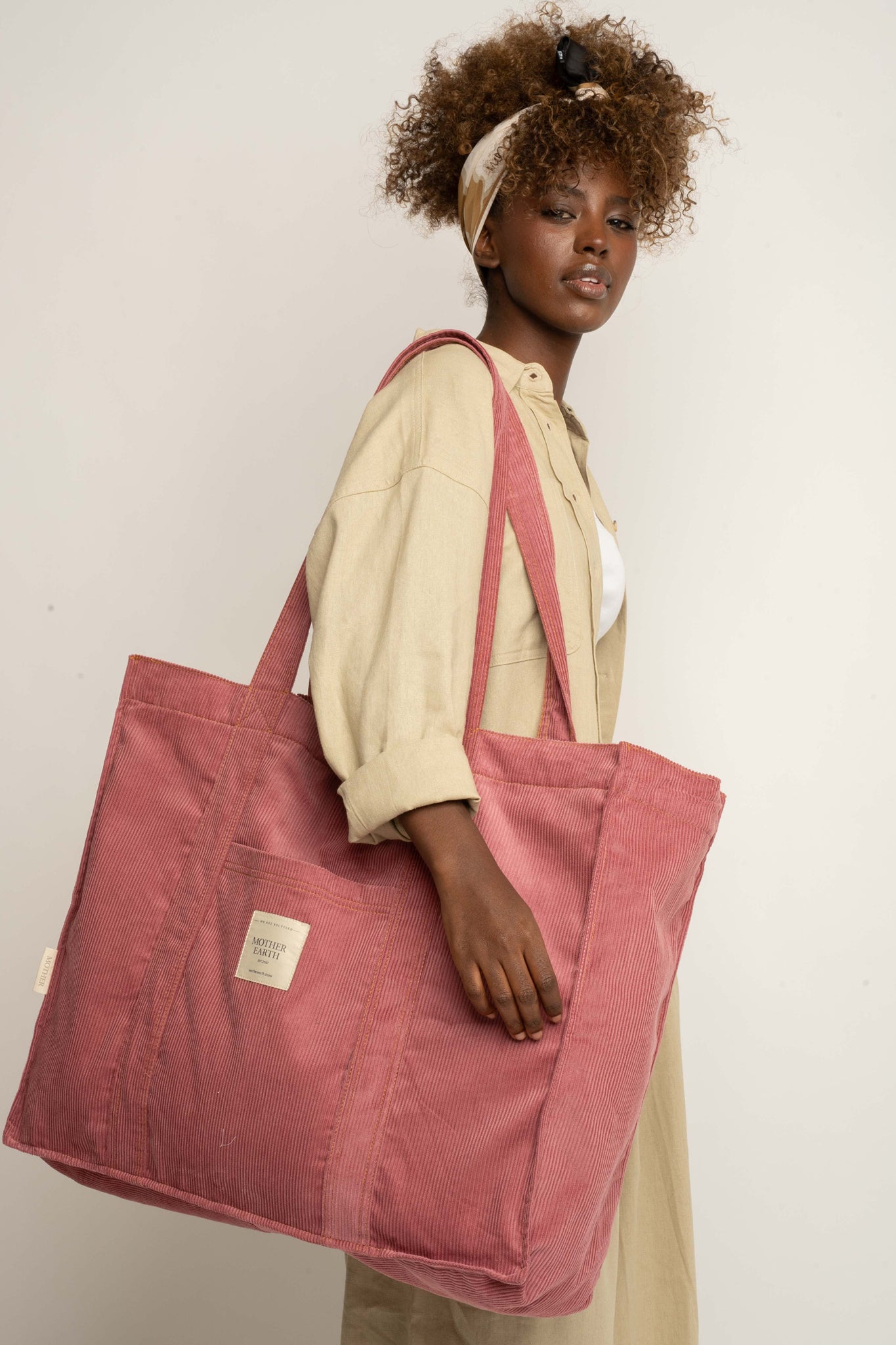 TORBA TYPU SHOPPER  BAG RÓŻOWA - MIAMI