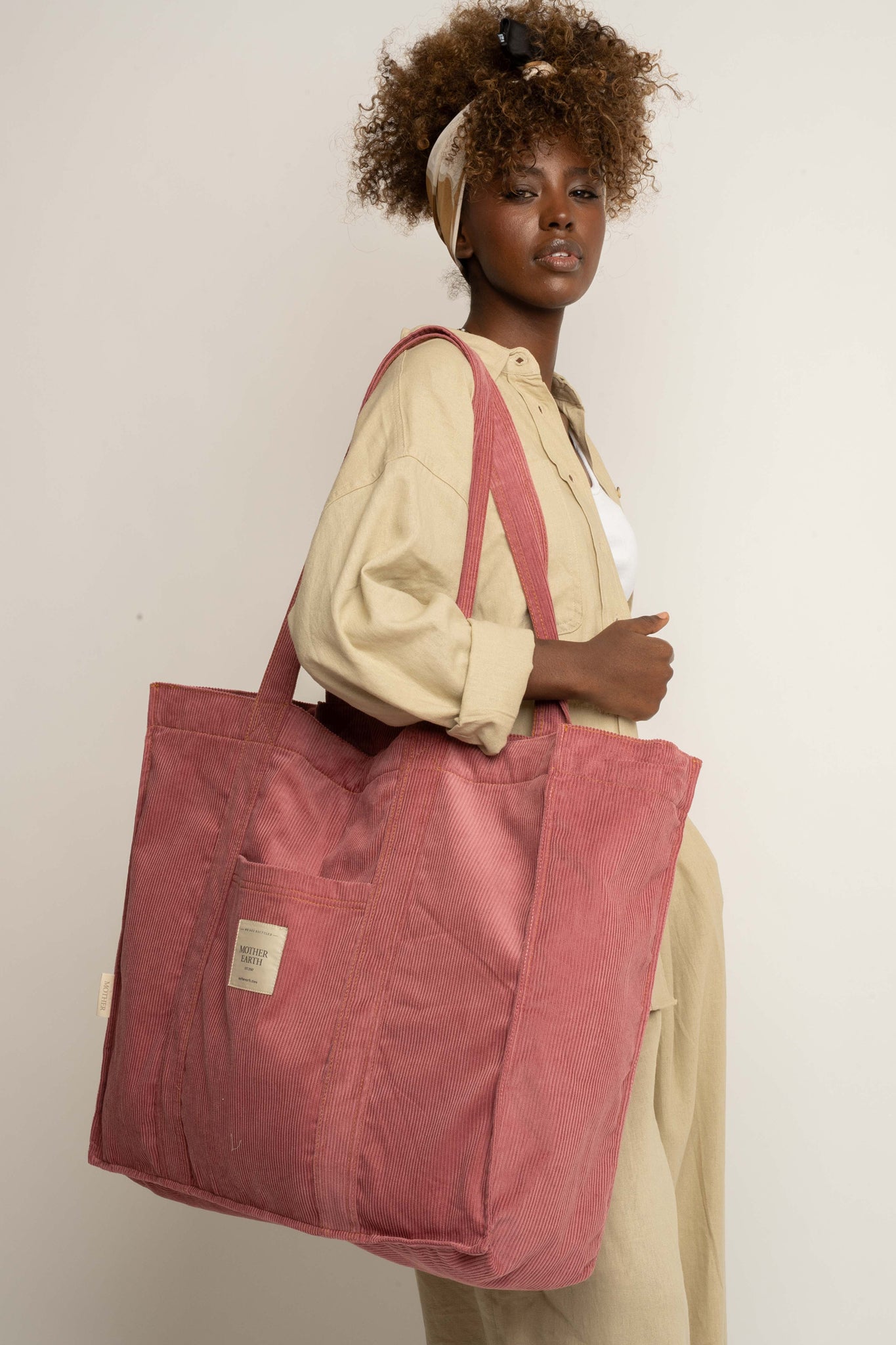 TORBA TYPU SHOPPER  BAG RÓŻOWA - MIAMI