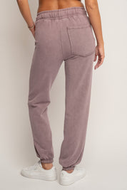 HEATHER WASHED SWEATPANTS - LAHTI