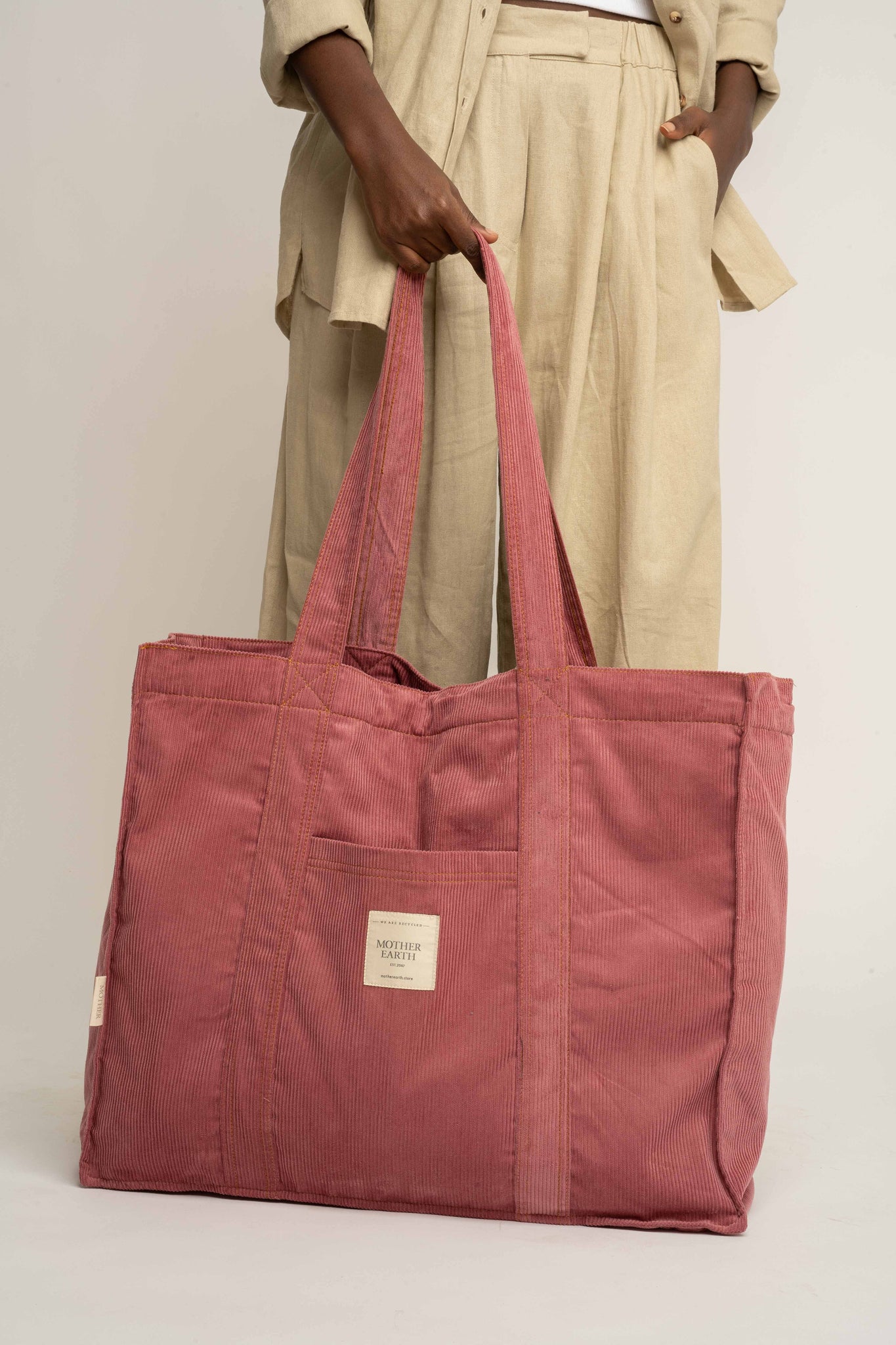 TORBA TYPU SHOPPER  BAG RÓŻOWA - MIAMI