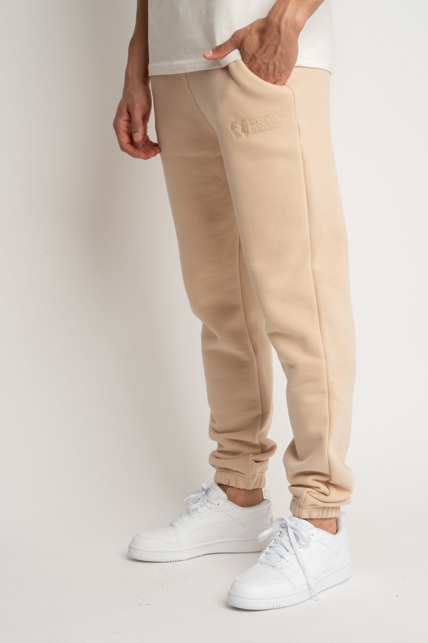 MEN'S BEIGE SWEATPANTS - CORADO