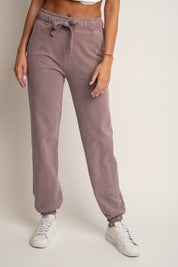 HEATHER WASHED SWEATPANTS - LAHTI