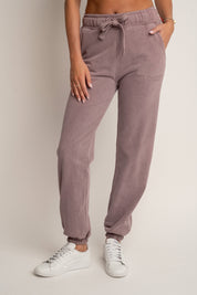 HEATHER WASHED SWEATPANTS - LAHTI