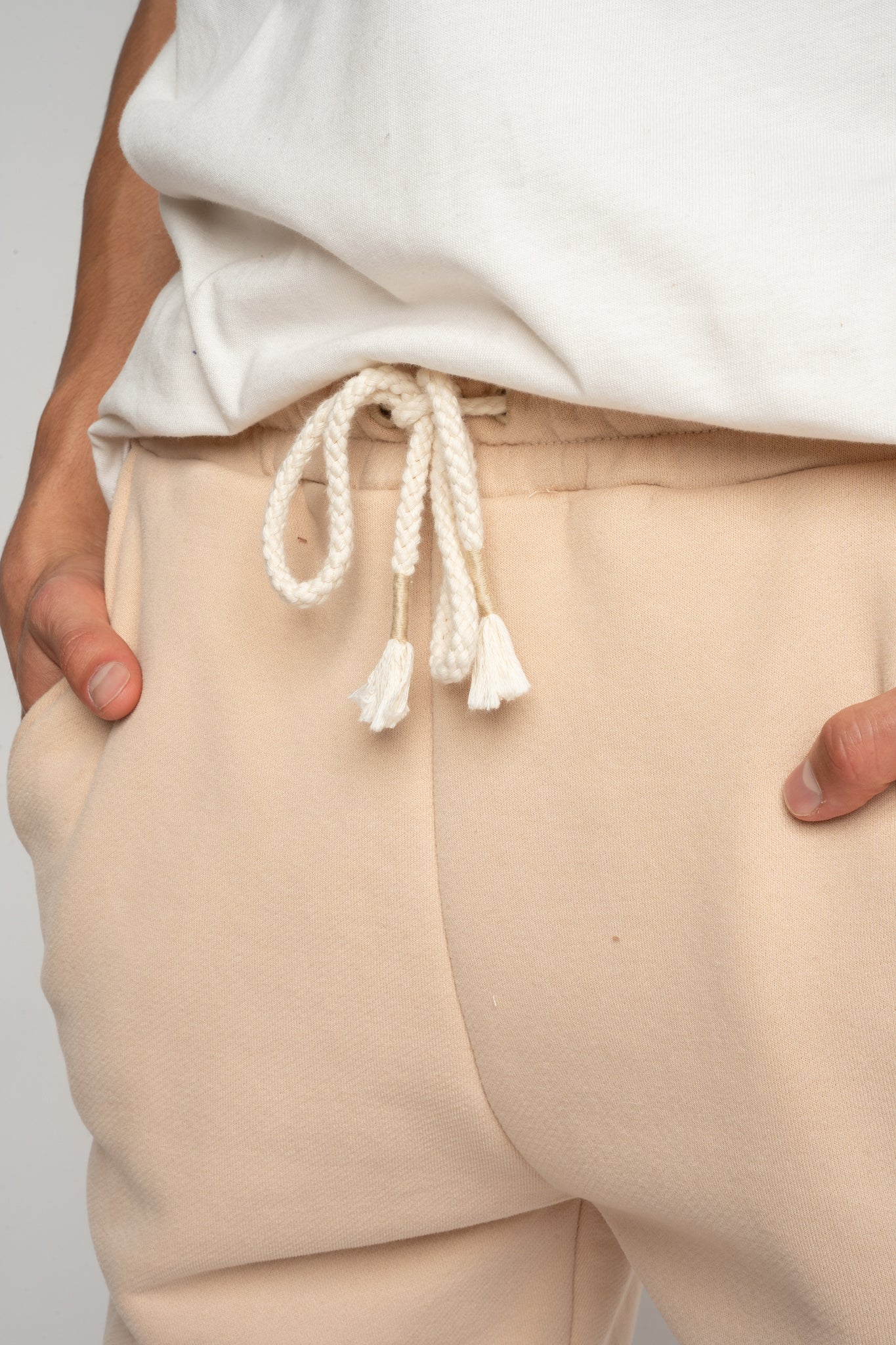 MEN'S BEIGE SWEATPANTS - CORADO