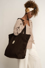 DARK OLIVE SHOPPER BAG - ADALAR