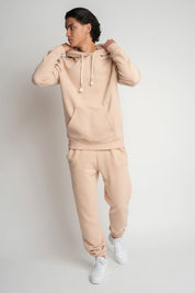 MĘSKA BLUZA Z KAPTUREM 2nd DROP BEŻOWA - ASTON